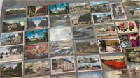 Various Vintage used and new post cards