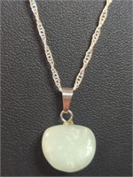 925 stamped 24-in necklace with pendant