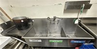 3 Compartment SS Sink