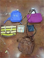 GROUP OF HAND BAGS, TOTES, MISC