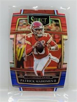 2021 Select Prizm Red White Blue Die-Cut Mahomes