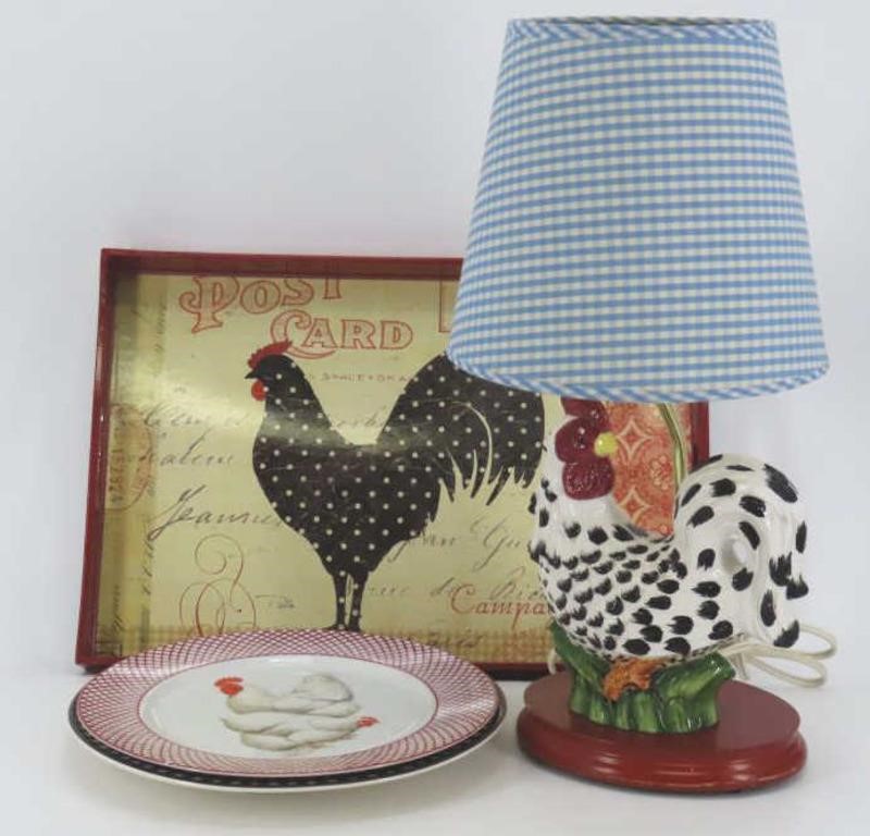 Rooster and Chicken Collectible
