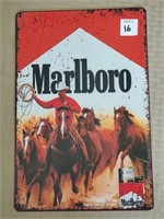 Marboro Cigarettes Advertising Metal Sign