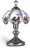 OK Lighting 14.25-Inch Horse Theme Touch Lamp