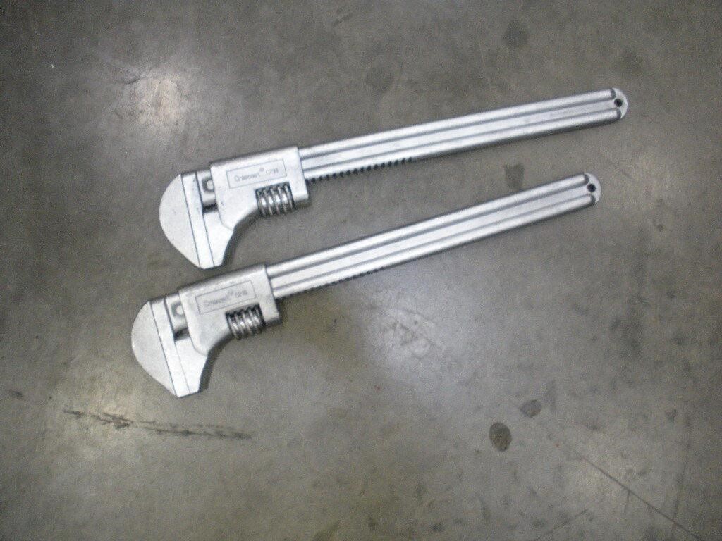 (2) Crescent 18 inch Monkey Wrenches