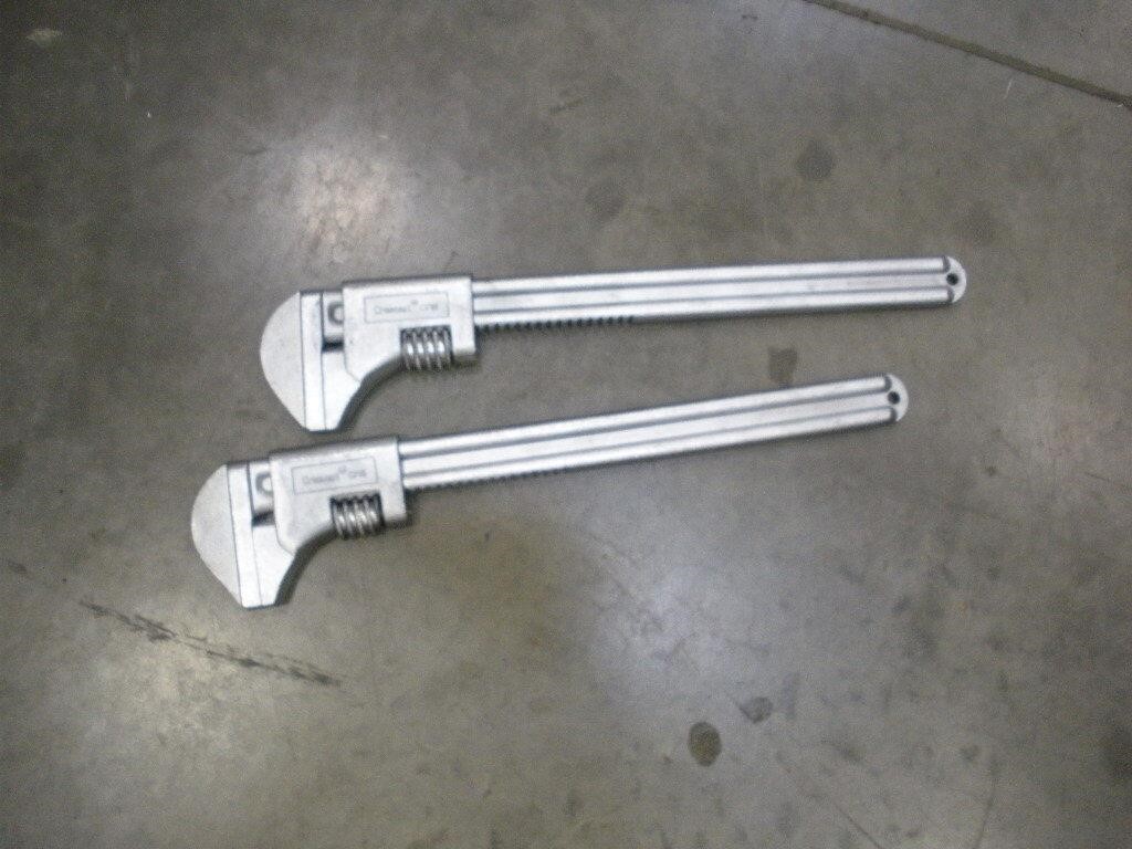 (2) Crescent 18 inch Monkey Wrenches