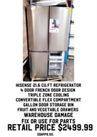 Hisense 21.6 Cu.Ft. Refrigerator
