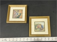 2 Small Disney Classic Pooh Framed Prints