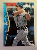 Astros Jeff Bagwell Signed Card with COA