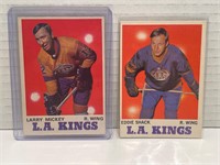 2 X 1970/71 LA Kings Card Lot