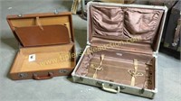 Vintage samsonite suitcase and briefcase