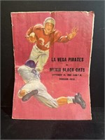 1950 Football Program LaVega vs Mexia
