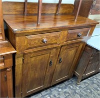 Antique Grain Painted Jelly Cupboard