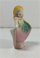 Vintage Shawnee Pottery Girl Planter