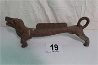 Vintage Solid Cast Iron 'Dog' Door Stop(R1)