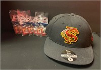 7 Florida St Keychains & 3 Fitted Hats NWT