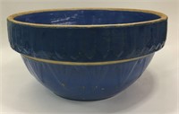 Blue Stoneware Mixing Bowl