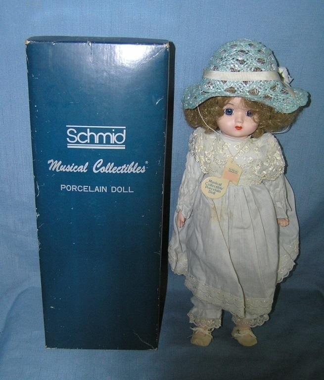 Schmid musical collectible doll