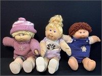 Cabbage Patch Dolls-3 in the Lot