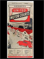 1936 UNITED MOTOR COURTS DIRECTORY