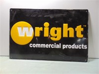 WRIGHT Commerical Products Sign