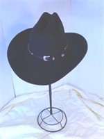 Stetson Hat LIKE NEW, Black, Wool Felt Western Hat