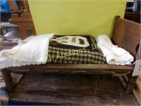 wood doll bed