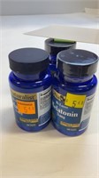3 packs 60 bi-layer tablets melatonin 5mg