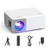 AKIYO Mini Projector with Projector Stand,
