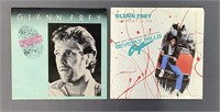 Two Glenn Frey 45 Single Vinyl Records