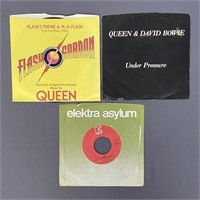 Three Queen 45 Single Vinyl Records