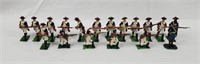18 Cast Metal Napoleonic Soldier Figures