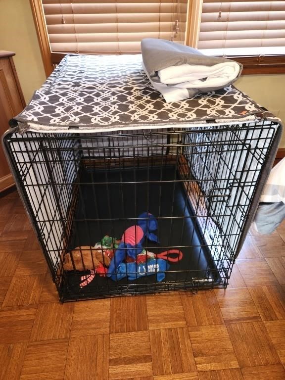 Dog Crate and contents