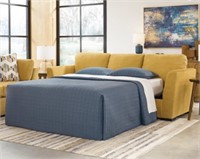 Queen Ashley Keerwick Sunflower Sleeper Sofa