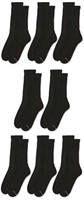 MediPEDS Men's 8 Pack Diabetic Crew Socks with