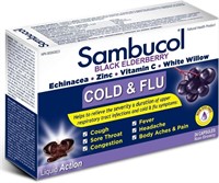 Sealed - Sambucol Black Elderberry – Cold & Flu Re