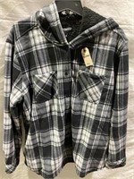 Real Tree Ladies Flannel Button Up Jacket Xl