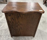 Modern Oak Waste Stand