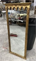 57"h., 22"w. Gold Gilt Parlor Mirror