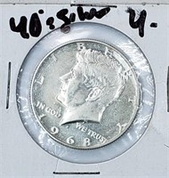 1968 Kennedy Half Dollar - 40% Silver