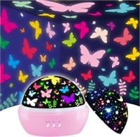 NEW Butterfly Night Light Projector 16 Colors