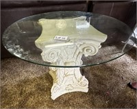Glasstop Table
