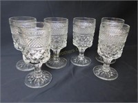 Set of 6 Cape Cod Stems, Goblets - 5.5" T Ea