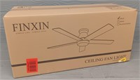 Finxin Black Ceiling Fan W/Light
