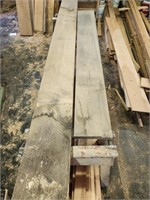 Rough cut oak boards 2x14x12' 4" & 2x12.5x9"6"