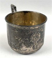 38g 1935 Solid Sterling Cup, Birth Record