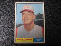 1961 TOPPS #194 GORDY COLEMAN REDS