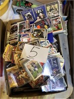 Flat of Football Cards