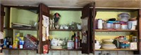 3 kitchen cabinet contents
