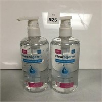 2 PCS CLEARAGERM HAND SANITIZER GEL 500ML